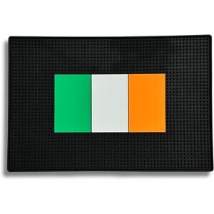 Rubber Bar Mat 18"x12" - Ireland Flag Irish St. Patricks Day Spill Mat